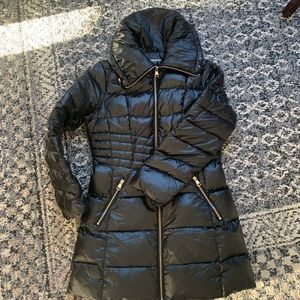 Karl lagerfeld black puffer jacket, size S